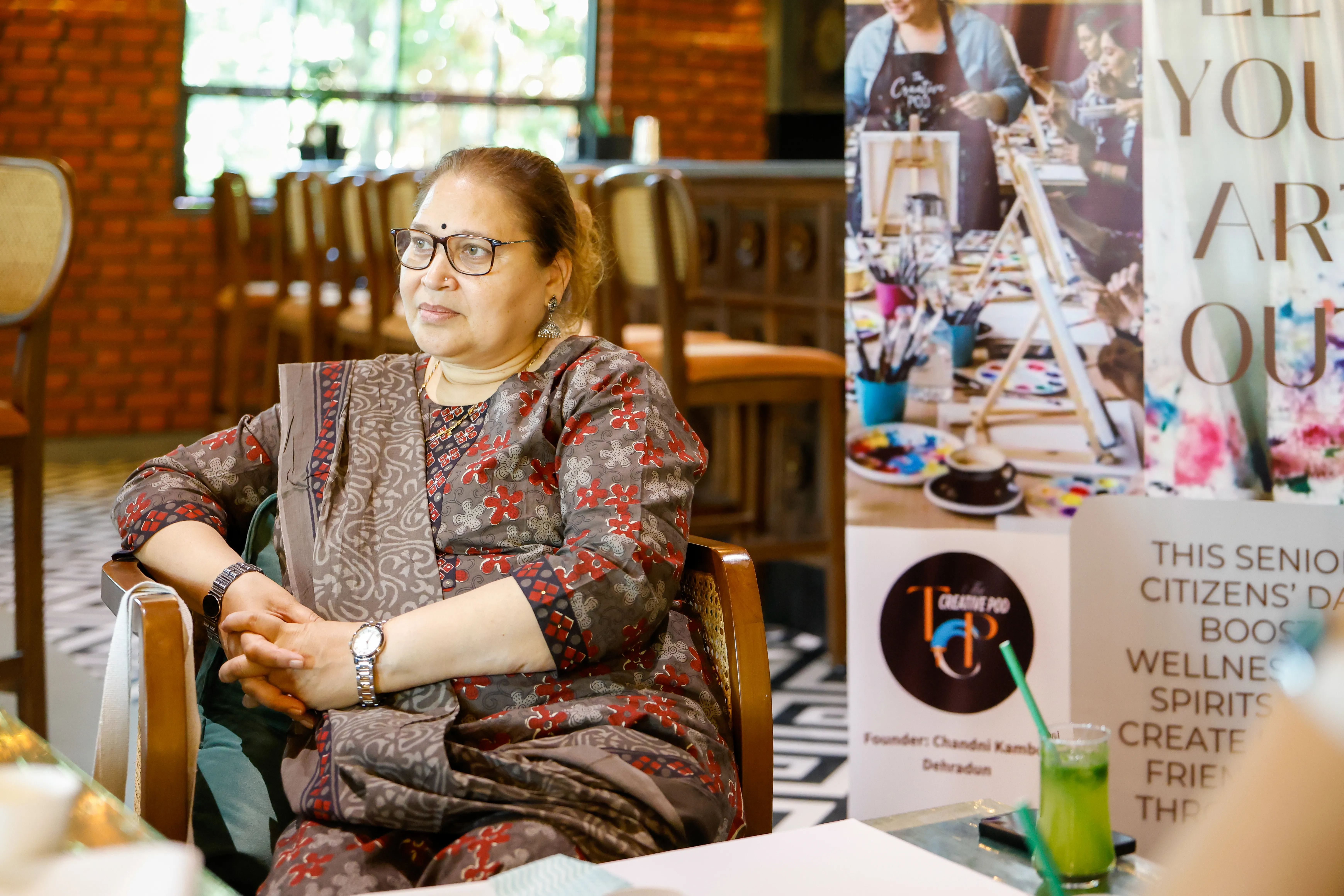 A participant at work